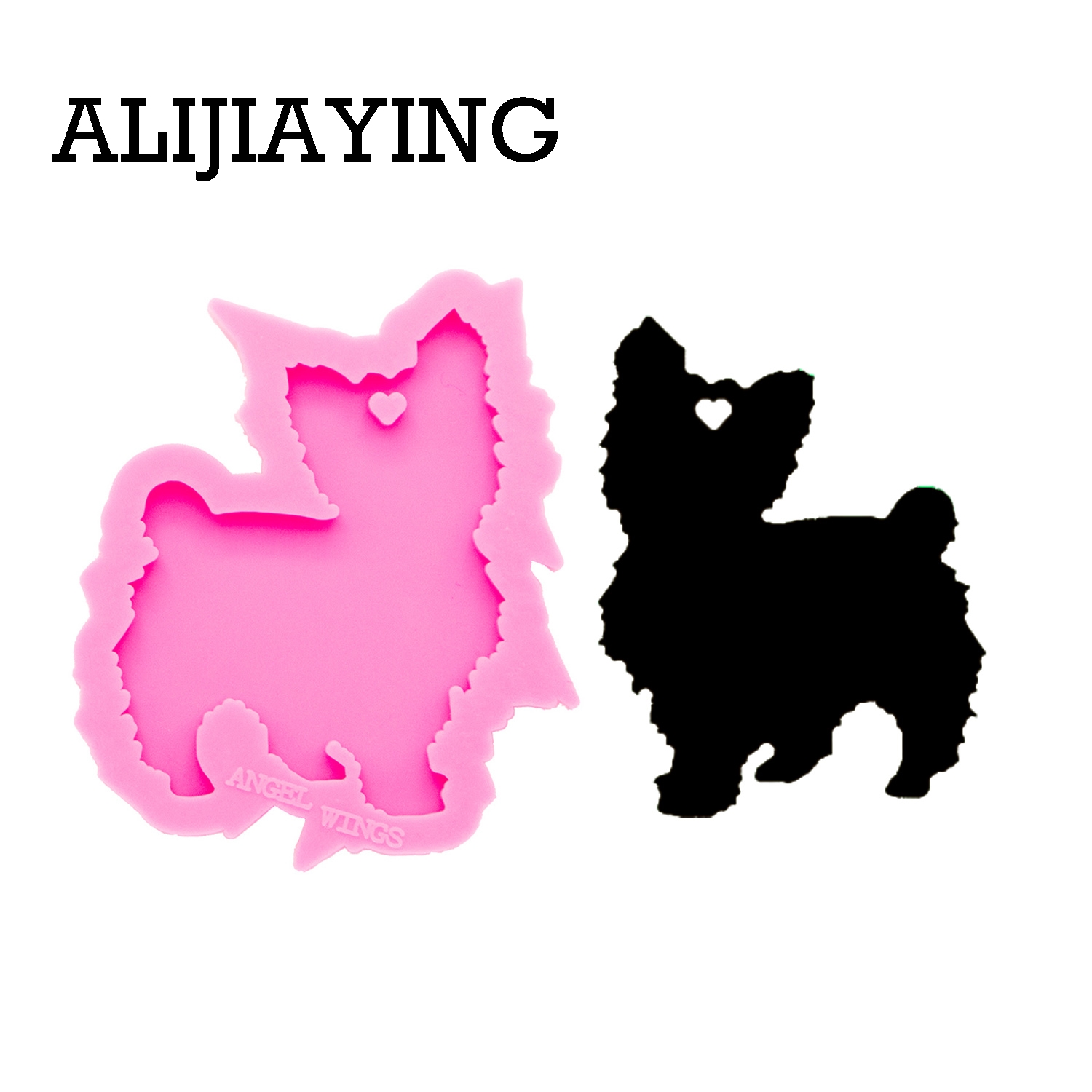Resin Art Design Keychain - DY0264 スムーズなアートデザイン可愛く猫クラフトエポキシ樹脂 DIY シリコーン型キーホルダージュエリー