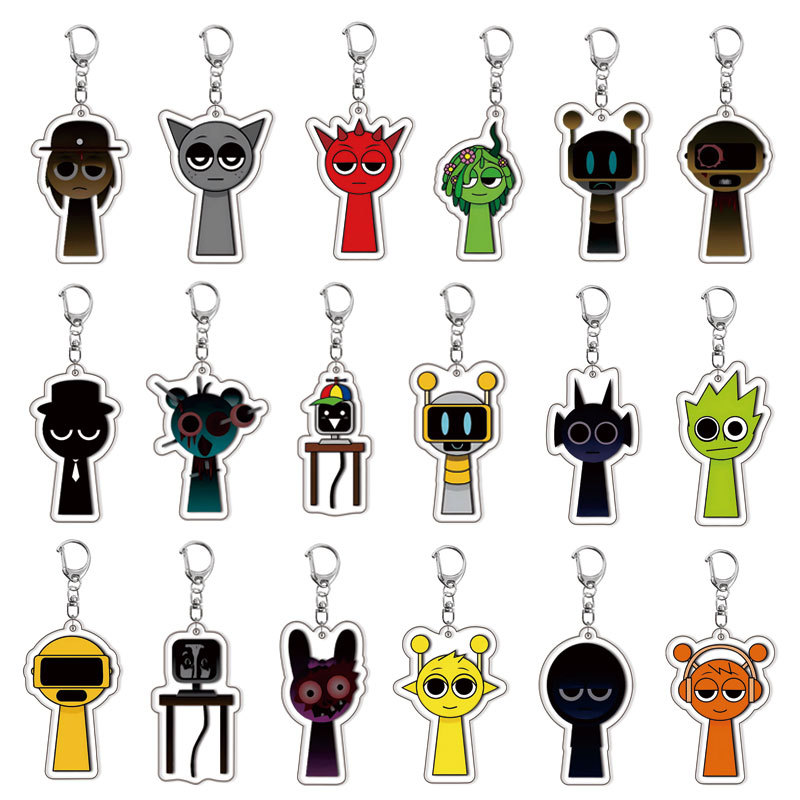 Resin Art Hanging - インクレディボックス スプランキー ビーツ リズムクルー キーリング キーホルダー