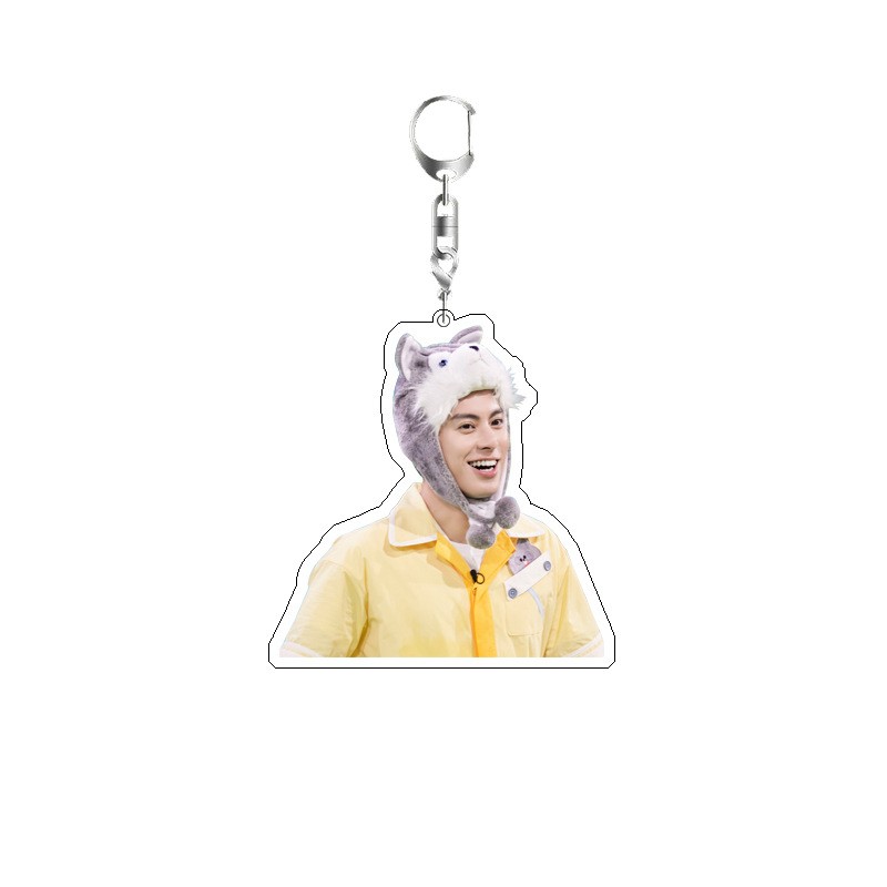 ディラン・ワンかわいい少年俳優キーホルダー理想的なファンギフ - Resin Art Hanging のレビューと価格