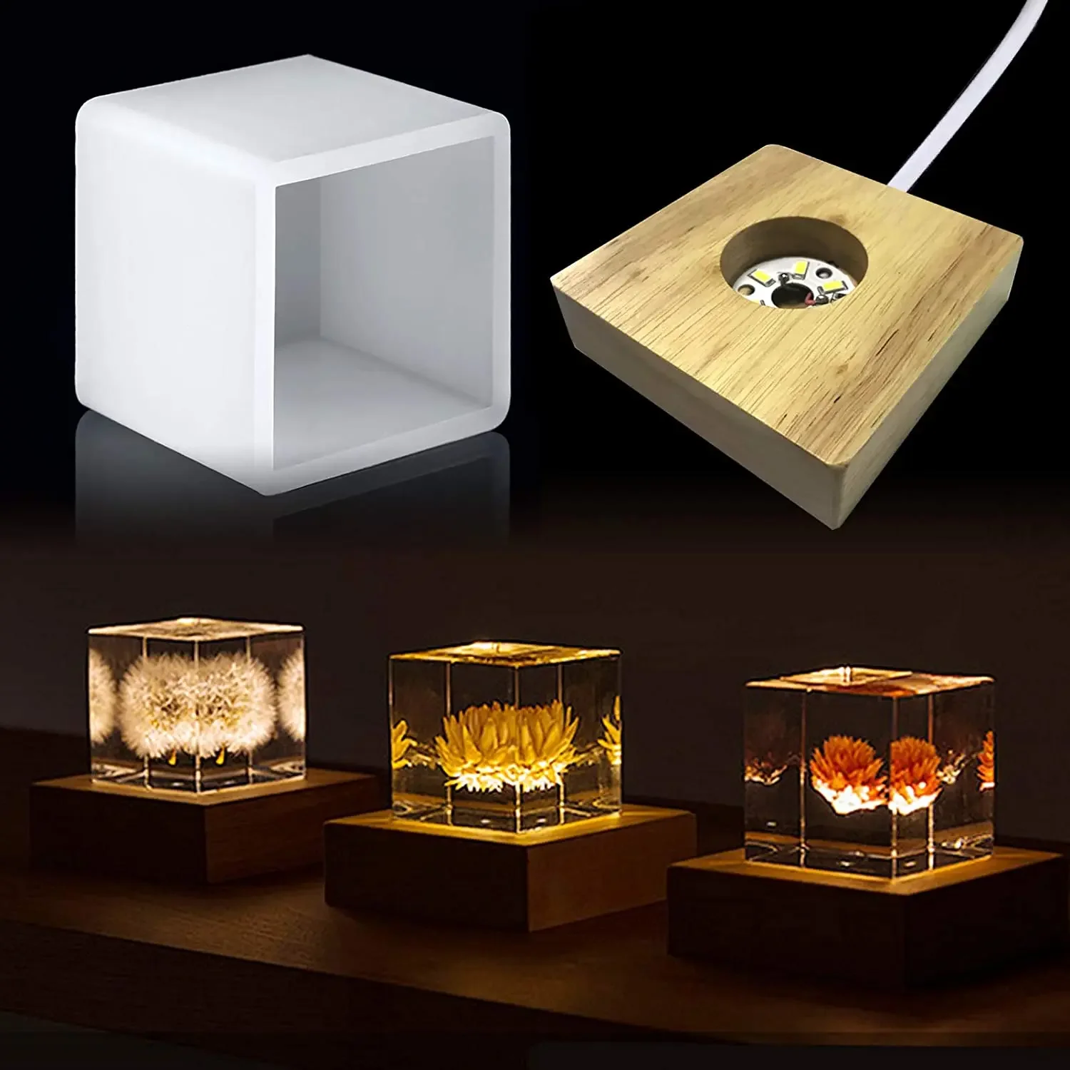 スクエアライト樹脂モールド、樹脂用LEDシリコンモールド、樹 - Resin Art Equipment のレビューと価格
