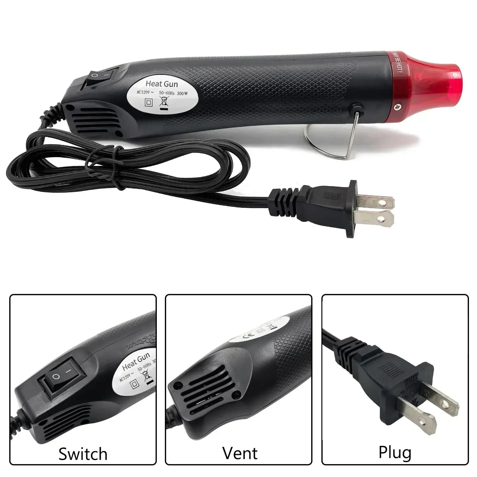 ミニ熱風ヒートガン 220V/110V DIYクラフト用 ポ - Resin Art Heat Gun のレビューと価格