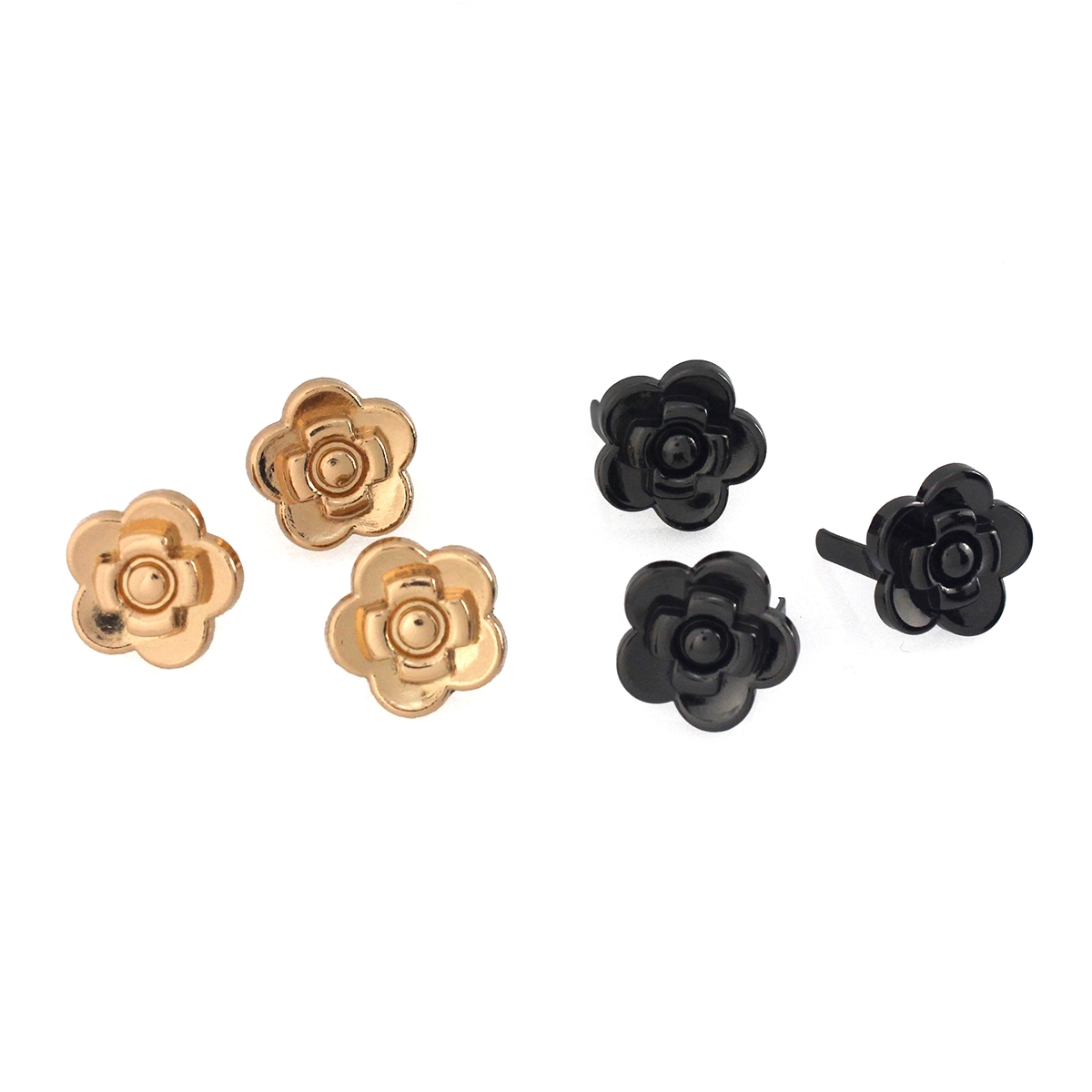 バラの形をしたメタルバックル2個,革の手作りバックル,ベルト - Resin Art Ring のレビューと価格