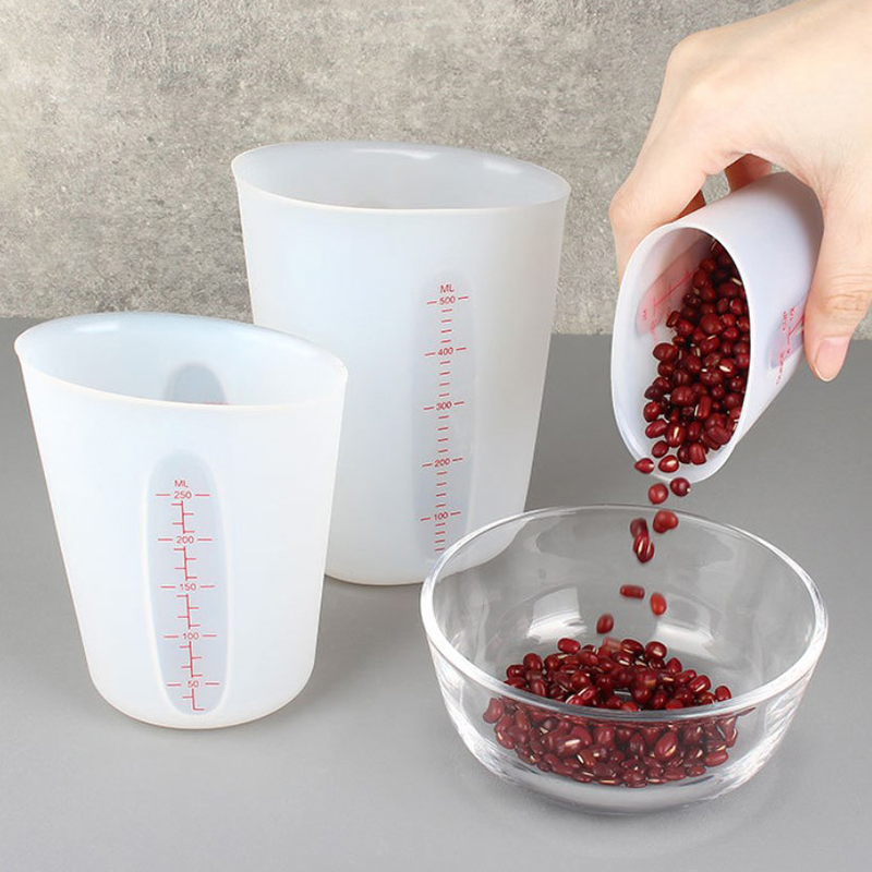 スケール付きシリコン計量カップ、DIY石膏、エポキシ樹脂接着 - Resin Mixing Cup のレビューと価格