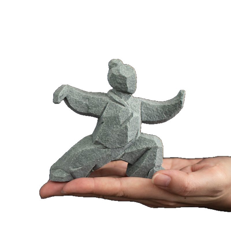 新しい中国風太極拳カンフー武術キャラクターの創造的な装飾品、 - Resin Art Table のレビューと価格