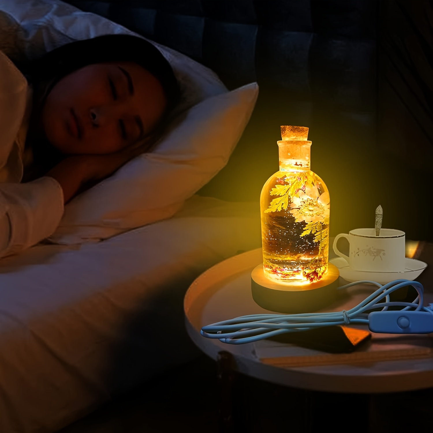 ドリフトボトルライト樹脂型セット、LEDランプシェードシリコ - Resin Art Equipment のレビューと価格