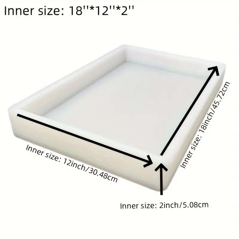 18*12*2インチの大型シリコンモールド、リバーテーブル、 - Resin Art Table のレビューと価格