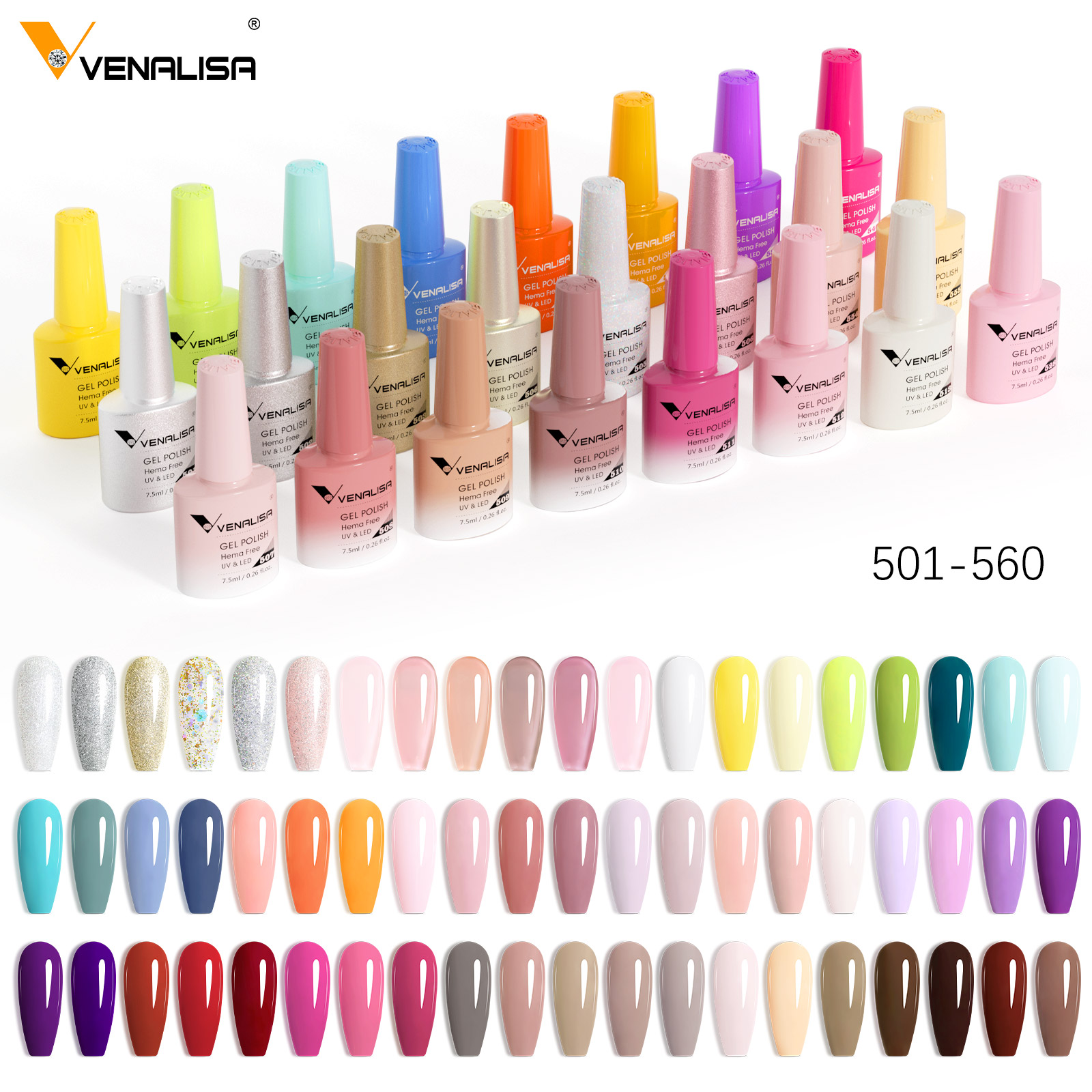 VENALISA VIP5 高級ジェルポリッシュ 7.5ml - Uv Lamp Nail Resin のレビューと価格
