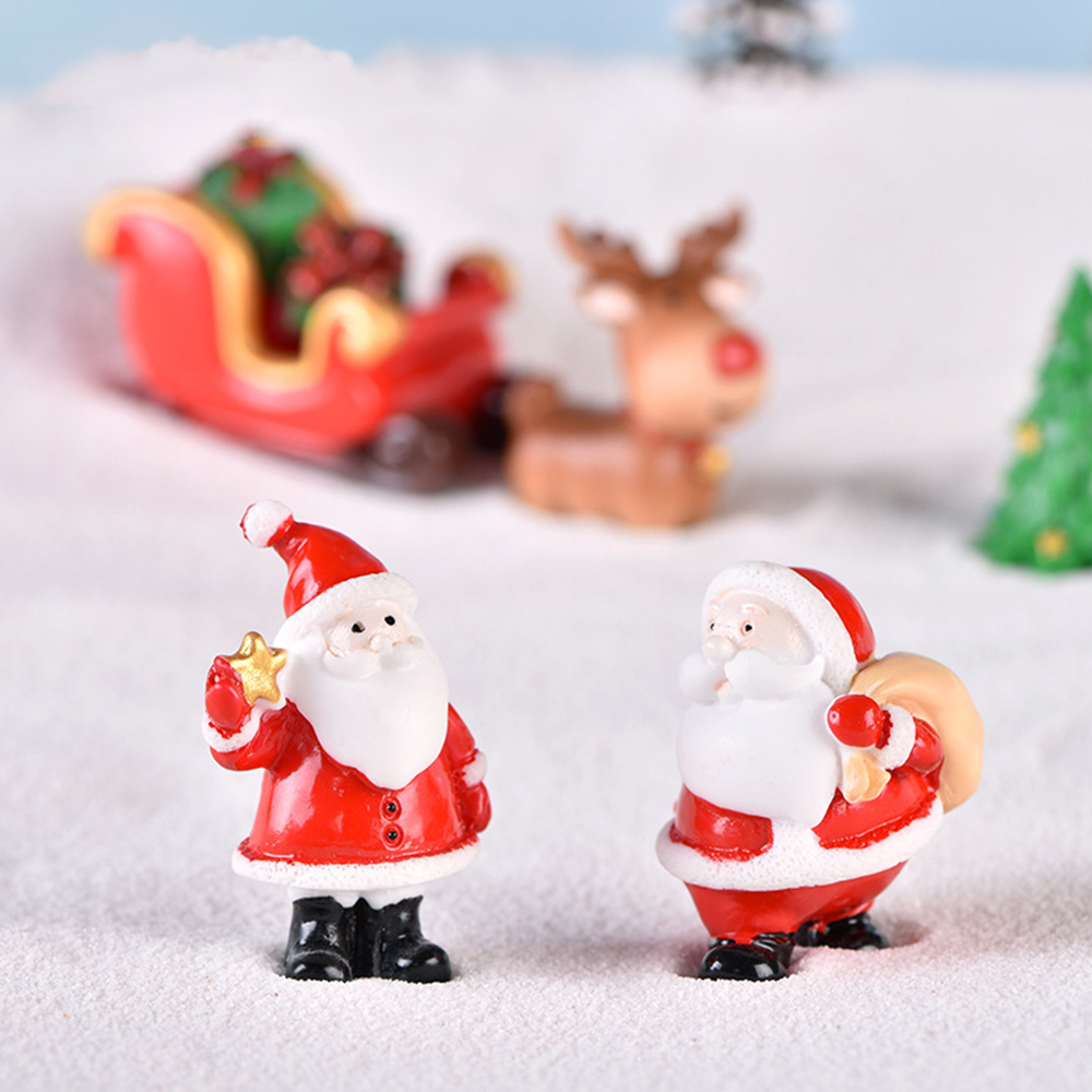 レジンサンタクロースオーナメント,マイクロランドスケープ,ク - Xmas Resin Art のレビューと価格