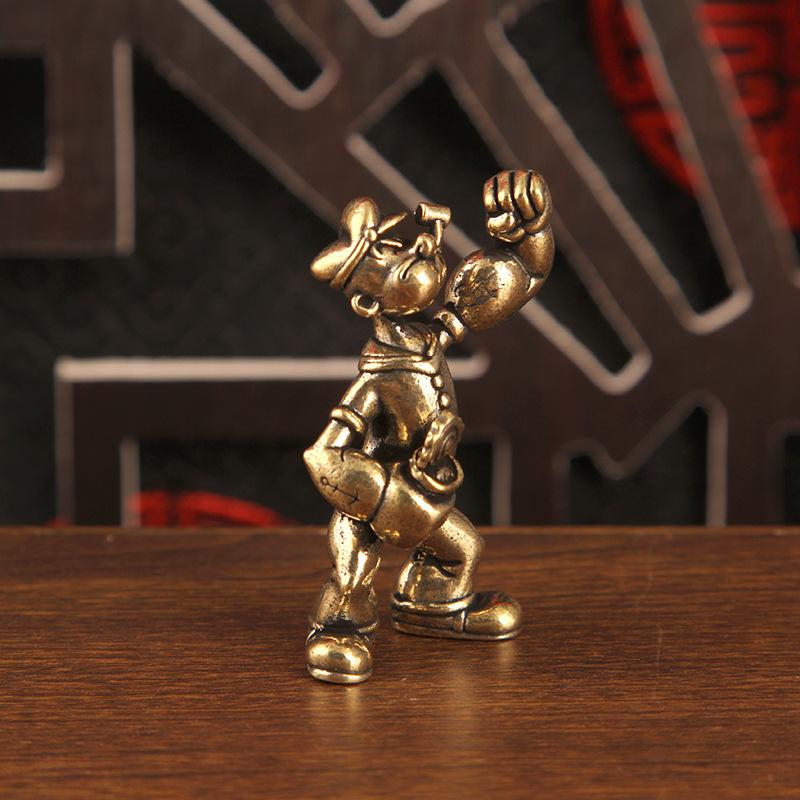 △   1/2 個ポパイセーラーマンフィギュア真鍮家の装飾オ - Resin Art Table のレビューと価格