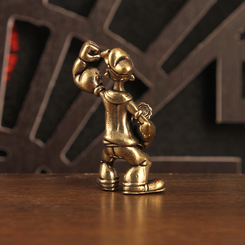 △   1/2 個ポパイセーラーマンフィギュア真鍮家の装飾オ - Resin Art Table のレビューと価格