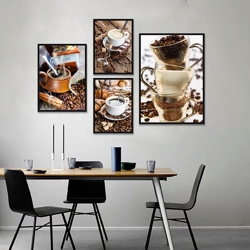 WCIC アートポスター、コーヒーのテーマ、装飾絵画、ポスタ - Background Resin Art のレビューと価格