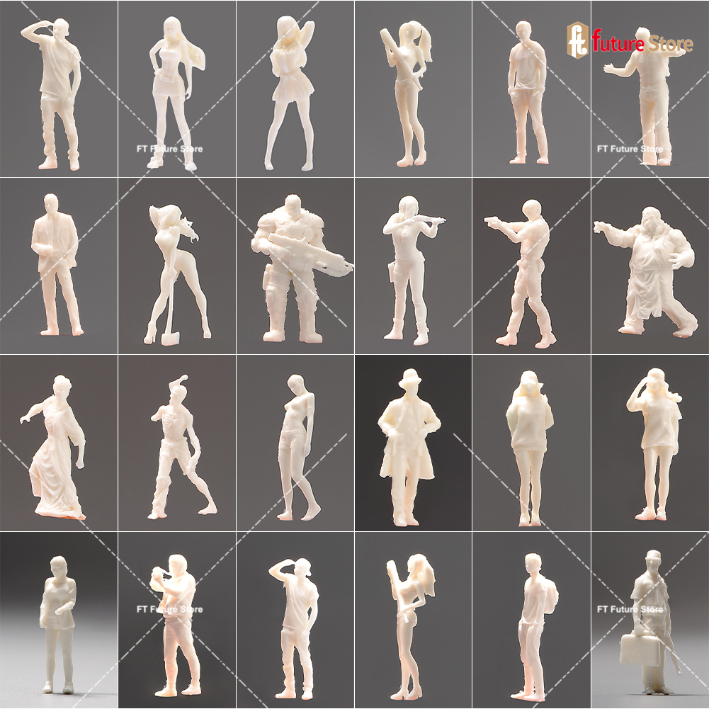 DIYブラインドボックス 5/10個セット 未塗装ミニチュア - Resin Art Things のレビューと価格
