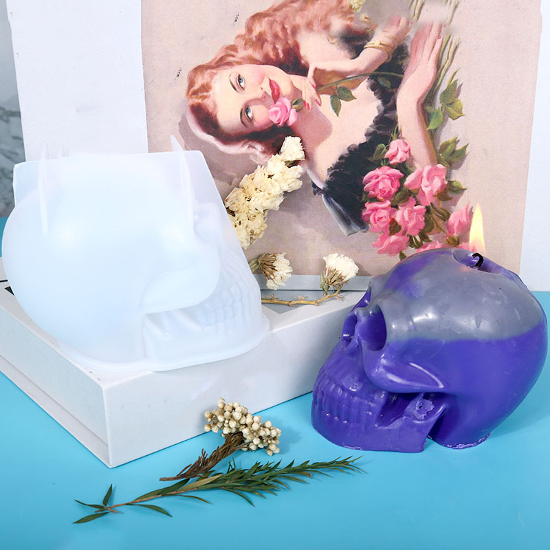 樹脂スカルキャンドルデコレーション用シリコンモールド。 Am - Resin Art Heat Gun のレビューと価格