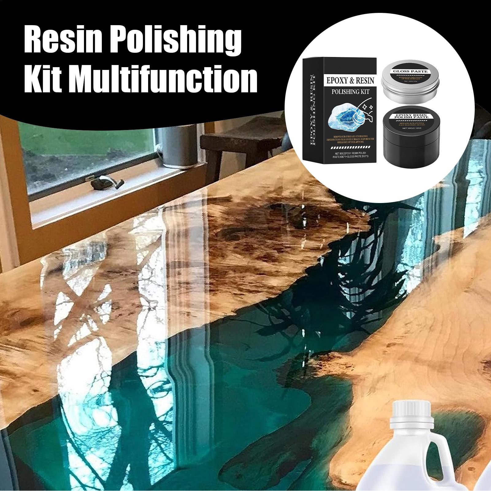 エポキシ樹脂研磨キット - 光沢を復元するクリーミーな傷取り - Resin Art Table のレビューと価格