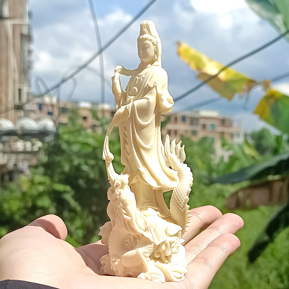 樹脂製観音仏像 クリスマス・新年礼拝用飾り 禅風工芸品 アー - Resin Art Aesthetic のレビューと価格