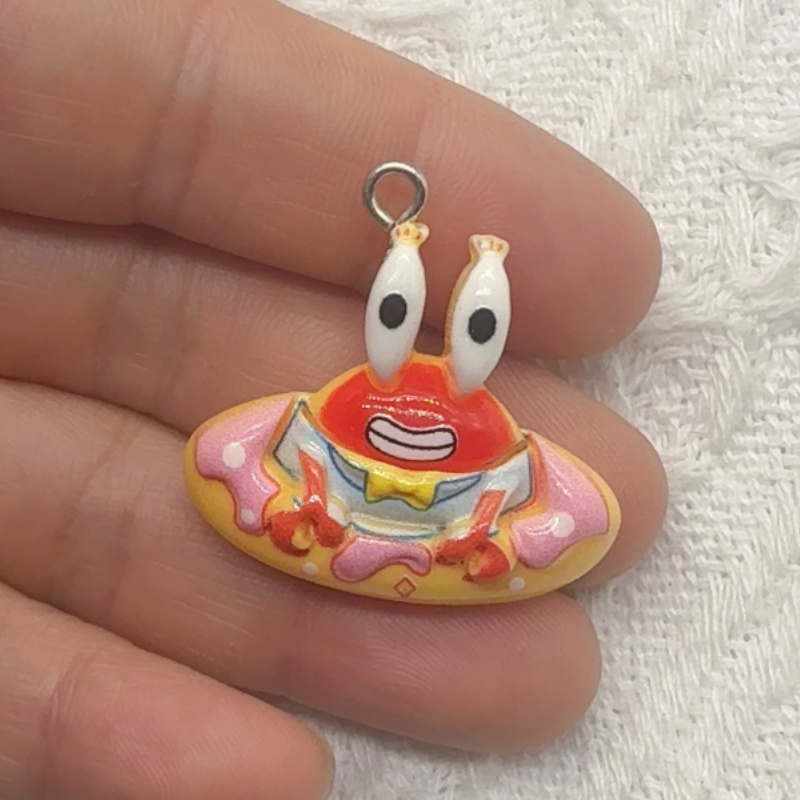 10個入り漫画風樹脂ペンダント、DIYジュエリー製作イヤリン - Resin Art Hanging のレビューと価格