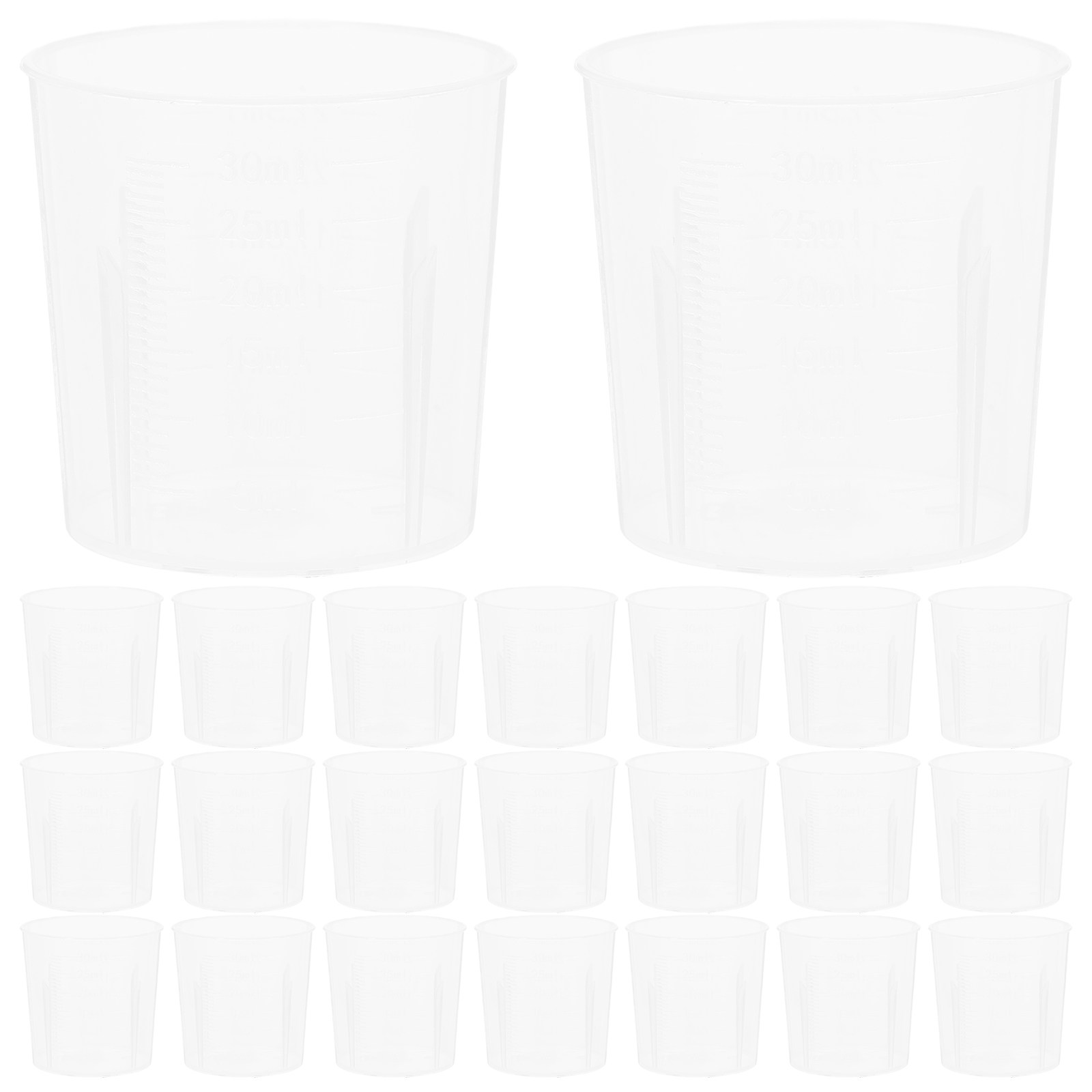 100個入り 30ml 計量カップ 両面透明プラスチック エ - Resin Mixing Cup のレビューと価格
